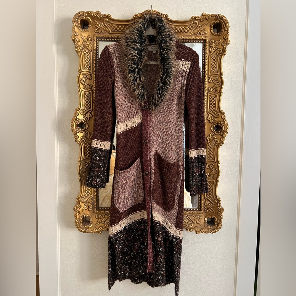 Anthropologie Angel of the North Sweater Size Small